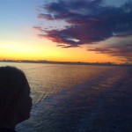 mare dell'Ellenia al tramonto